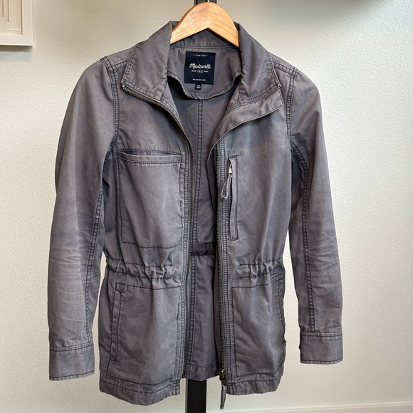Madewell Fleet Jacket, Grey, #C3394, Size XS - Picture 1 of 9